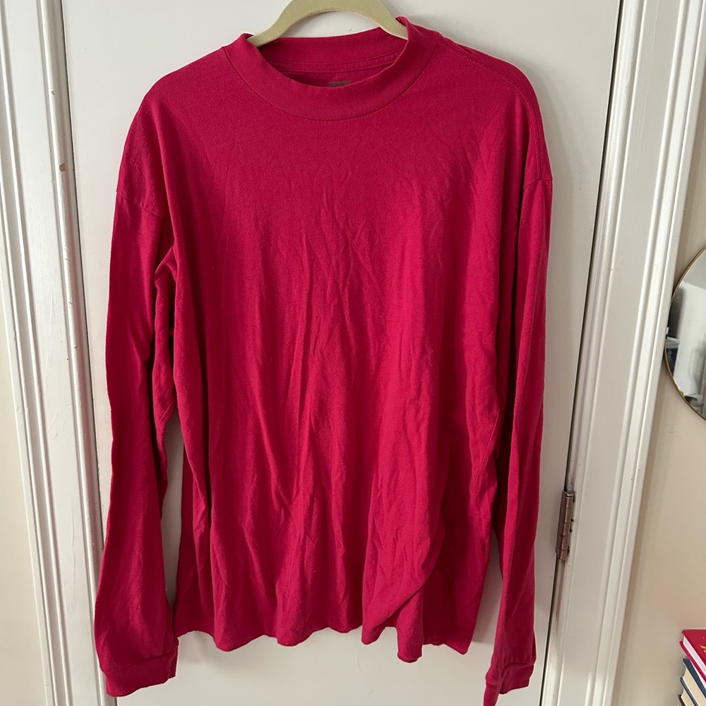 Urban Outfitters, Recycled essential mock neck long sleeve tee